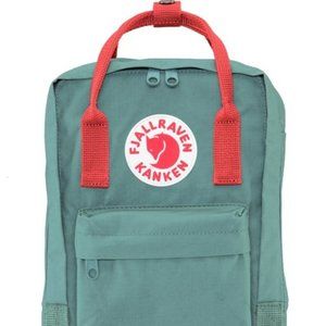 Fjallraven Kanken Mini Pack Frost Green/Peach Pink